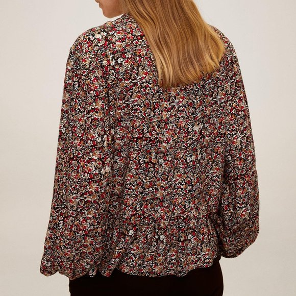 NWT Mango Floral Print Blouse - Picture 3 of 9